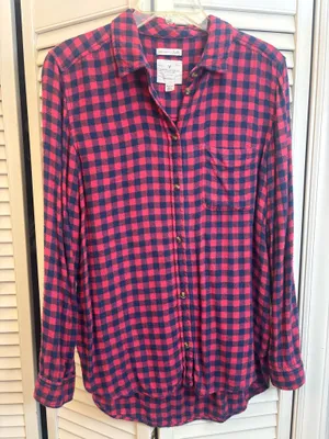 American Eagle Boyfriend Fit Flannel  thumbnail 1