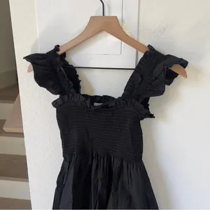 Hill House The Ellie Nap Dress in Black thumbnail 6