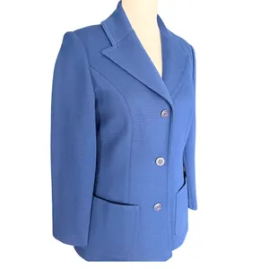 Vintage Pendleton Blue Pure Virgin Wool 3-Button Blazer Jacket USA‎ Made thumbnail 5