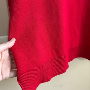 Carolyn Taylor Button Shoulder Mock Neck Sweater Large Red Womens Rayon Blend thumbnail 7