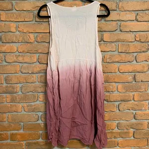 Freeloader Ombre Dress Womens‎ Size Large Pink Sleeveless Casual Summer Rayon thumbnail 2