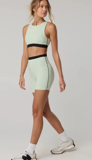 Aerie The Hugger High Waisted 5” Colorblock Set thumbnail 1