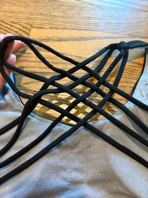 Born Primitive Vitality Original Sports Bra Black Grey thumbnail 4