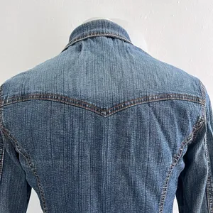 Vinatge Western jean Jacket SMALL BLUE Access AC-3998 spandex Denim thumbnail 10
