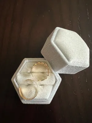 10k Gold Plated (2) in a Set Adjustable Toe Rings NWT thumbnail 2