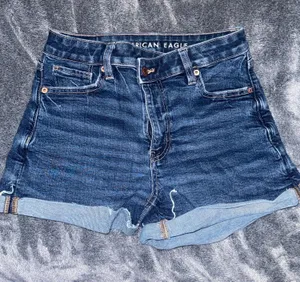 American Eagle Crossover Denim Shorts thumbnail 1