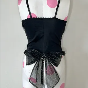 Vintage Gothic Teddy Lingerie Black Size M thumbnail 5
