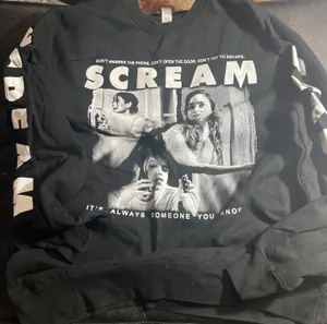 Scream Crewneck Black Size L thumbnail 1