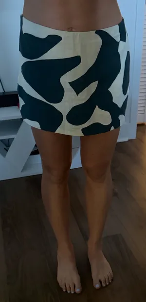 Abercrombie Linen Mini Skort Mid-Rise thumbnail 1