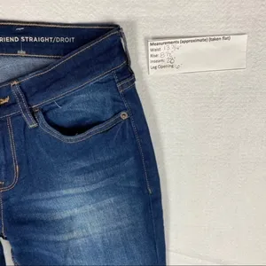 Old‎ Navy Dark Wash Straight Leg Boyfriend Jean thumbnail 2