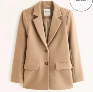 Abercrombie & Fitch Lined Wool-Blend Heavyweight Blazer (x-small, petite) thumbnail 1