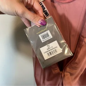 House of CB Myrna Rose Pink Satin Corset Midi Dress‎ XS NWT thumbnail 9