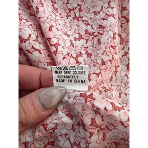 Petal & Pup Red White Deep V-Neck Ruffled Tiered Cutout Back Maxi Sundress Sz 8 thumbnail 10