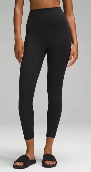 Lululemon Align High Rise Pant Pockets Leggings 25" Black Gym Workout Womens 6 thumbnail 1