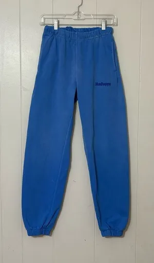 Madhappy Classic Midweight Sweatpants Blue XS Cotton Logo Joggers thumbnail 1