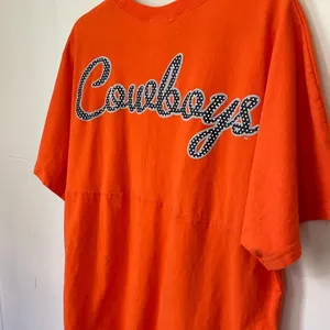 Knights Apparel For Her Orange OSU Cowboys T-shirt NCAA Sports ~ Size Large thumbnail 4