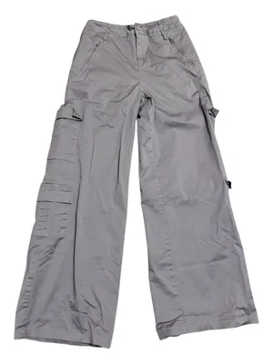 Edikted | Gray Lilac wide leg cargo pants size medium. thumbnail 1