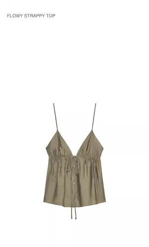 Zara flowy strappy top thumbnail 4