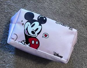 Disney Minnie And Micky Mouse Pink Makeup Bag thumbnail 2