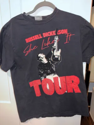 Russell Dickerson concert tee Black Size M thumbnail 1
