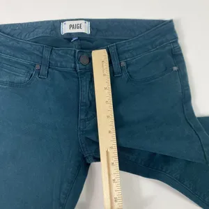 Paige Jeans‎ Womens 27 Blue Medium Wash Skinny Low Rise Stretch Denim Made USA thumbnail 6