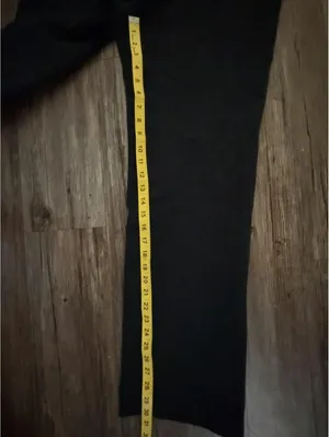 Eddie Bauer Women’s Size M Black Wide Leg Yoga Pants Fleece thumbnail 4