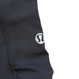 Lululemon‎ Athletica Grey Speed Track Ruched Bike Shorts Women's Size 4 thumbnail 5