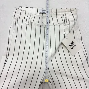 Bershka High Rise Jegging White Stripe Denim Pants‎ size 02' thumbnail 8