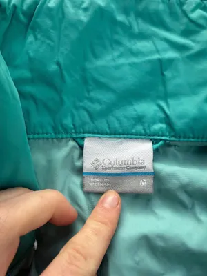 Columbia Womens Packable Lightweight Rain Jacket Windbreaker Teal Blue Size M⁠ thumbnail 8