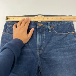 Madewell Skinny Jeans Womens 29 Blue Denim Cotton Mid Rise Medium‎ Wash thumbnail 9