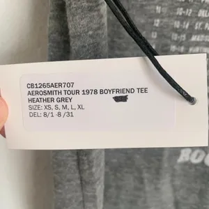 NWT‎ Daydreamer Aerosmith Tour Tee in Gray thumbnail 8