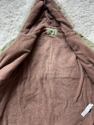 Green and brown down puffer jacket Size L thumbnail 4