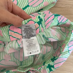 8 Oak Lane Women’s XS/Small Pickleball Pajamas Pink Green Stripe Spring Preppy thumbnail 6