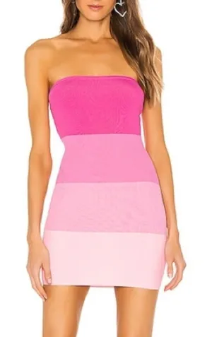 NWT * SUPERDOWN Perla Ombre Strapless Mini Dress thumbnail 1
