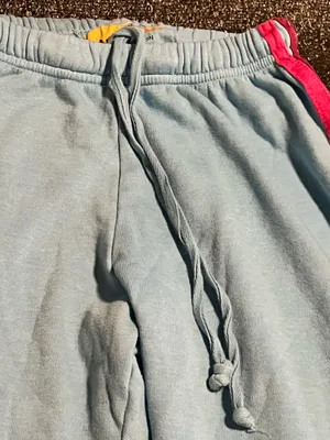 Womens small Aviator Nation 5-Stripe Sweatpants– Sky Blue thumbnail 4