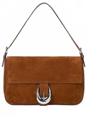 STAUD Harlow Medium Bag Tabac Suede thumbnail 1