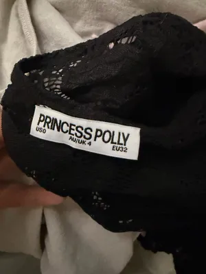 Princess Polly Top Black thumbnail 2