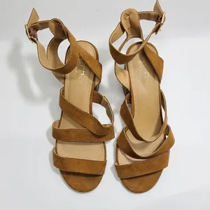 ‎Brash Block Heel Brown Sandals Size 8 thumbnail 5