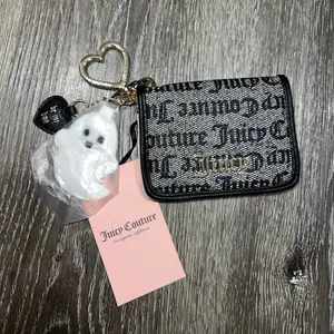 Juicy Couture Spooky Card Holder Wallet with Ghost and “be my boo” Charm thumbnail 5