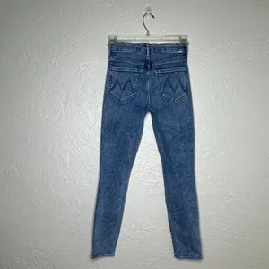 Mother High Waisted Looker Ankle Jeans On The Road Blue Skinny Denim Size 26‎ thumbnail 4