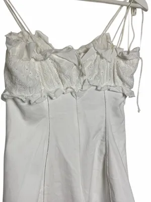 For Love Of Lemons White Mini Dress thumbnail 5