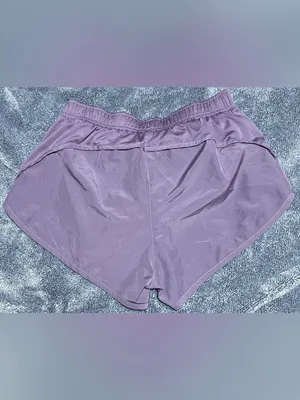 #17 NWOT Nike Women’s Purple Athletic Running Shorts Size L thumbnail 4