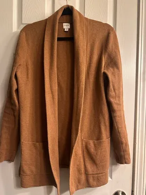 J. Crew Women's Tan Cardigan Sweater thumbnail 1