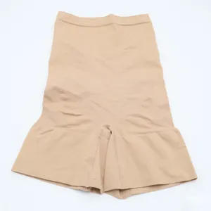 Jockey Slimmers High Waisted Shaping Shorts Women Medium Beige Stretch Shapewear thumbnail 1