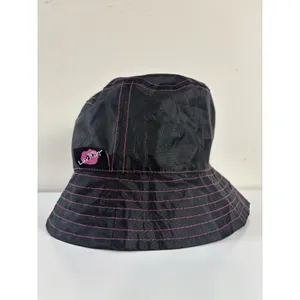 Betsey Johnson Luv Hot Pink Lipstick Reversible Bucket Hat thumbnail 3