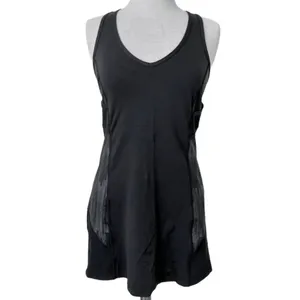 Lululemon Ace Dress Tennis Size Scratch Match Black Multi Mesh Size 4 Cut Out thumbnail 7