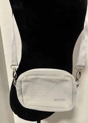 Gray mini cross body purse thumbnail 1