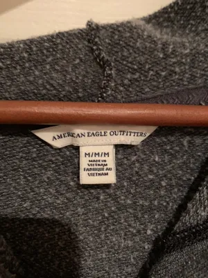 Grey Oversized American Eagle Sweatshirt  thumbnail 4
