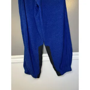 FP Movement Pants Womens Medium Blue Sherpa Fleece Joggers Lined Colorblock thumbnail 7