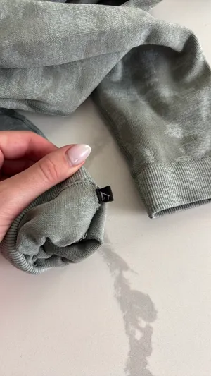 Gymshark Green Camo Leggings Sage thumbnail 6